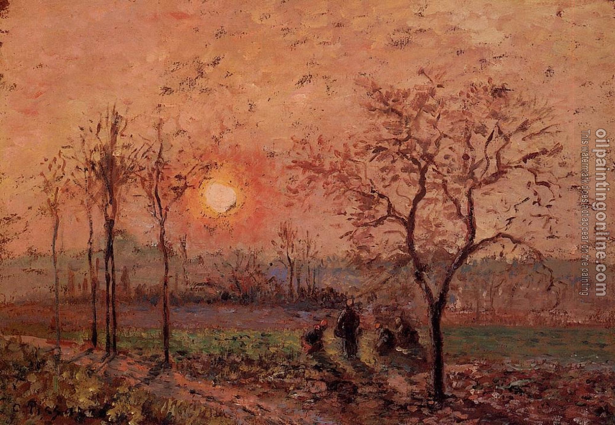 Pissarro, Camille - Sunset